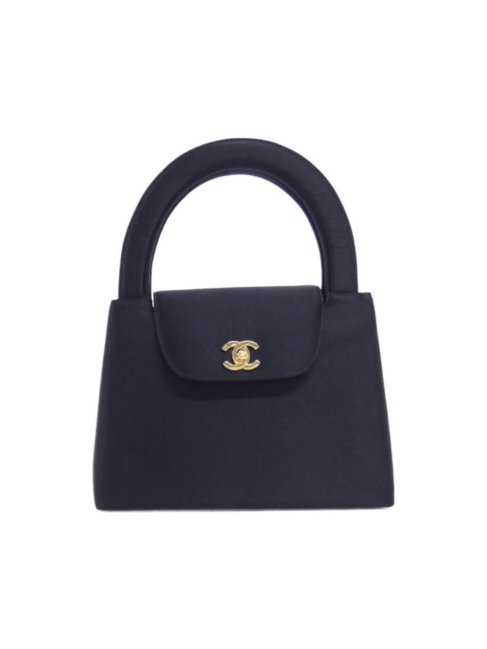 Chanel Vintage Bag Handbag Black